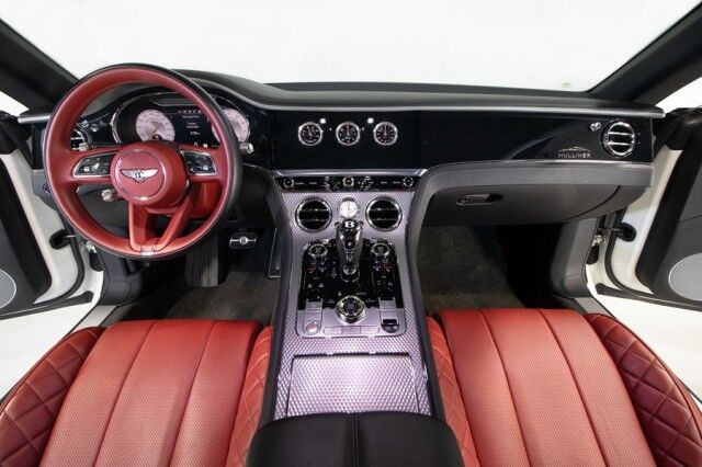2021 Bentley Continental GT V8 *MULLINER EDITION* *BIG OPTION LIST* *WHITE ON HOTSPUR RED* San Diego CA