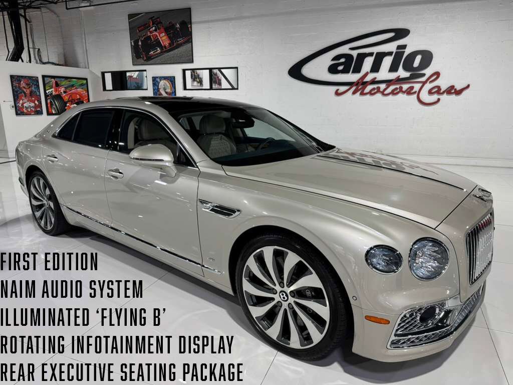 2021 Bentley Flying Spur V8 First Edition, Naim audio, rotating display, rear executive seating AND MUCH MORE!! Fort Lauderdale FL