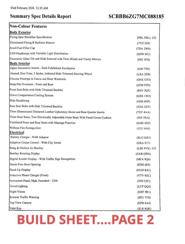 2021 Bentley Flying Spur W12 ($286,570 MSRP!!) *FIRST EDITION SPECIFICATION* *ROTATING DISPLAY* *BANG & OLUFSEN SOUND* *BLACKLINE SPEC* San Diego CA
