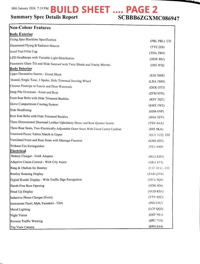 2021 Bentley Flying Spur W12 ($301,550 MSRP!!) *FIRST EDITION SPECIFICATION* *1-OWNER* *9800 MILES* *BENTLEY CARBON FIBER BODYKIT* *$82,000 IN OPTIONS* San Diego CA