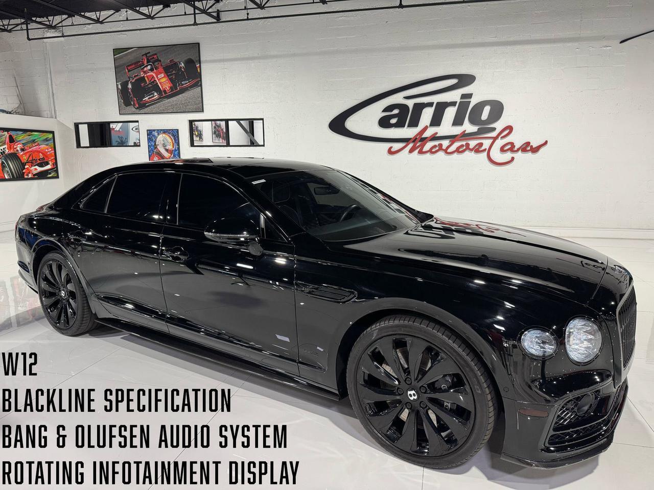 2021 Bentley Flying Spur W12 Blackline Specification, rotating infotainment display, Bang & Olufsen audio AND MUCH MORE!! Fort Lauderdale FL