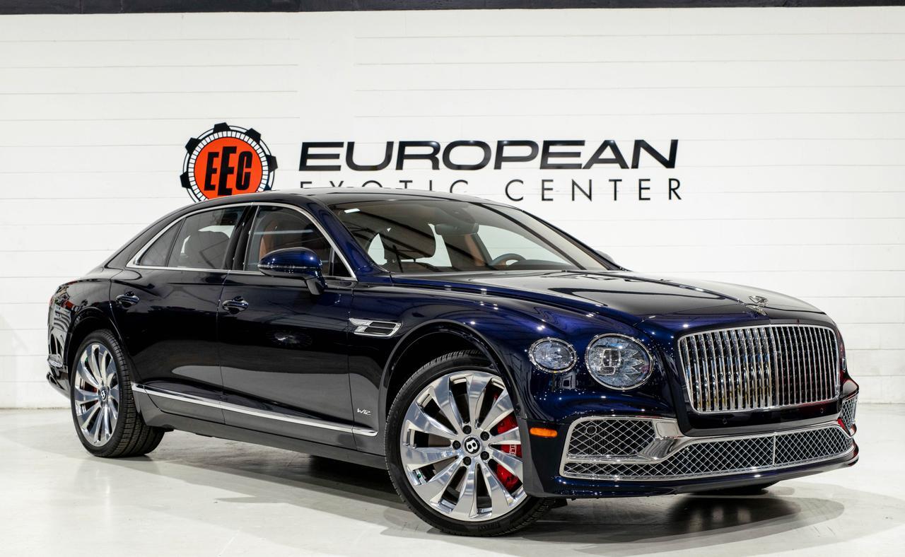 Blue 2021 Bentley Flying Spur W12 Sedan Sedan All-Wheel Drive Automatic