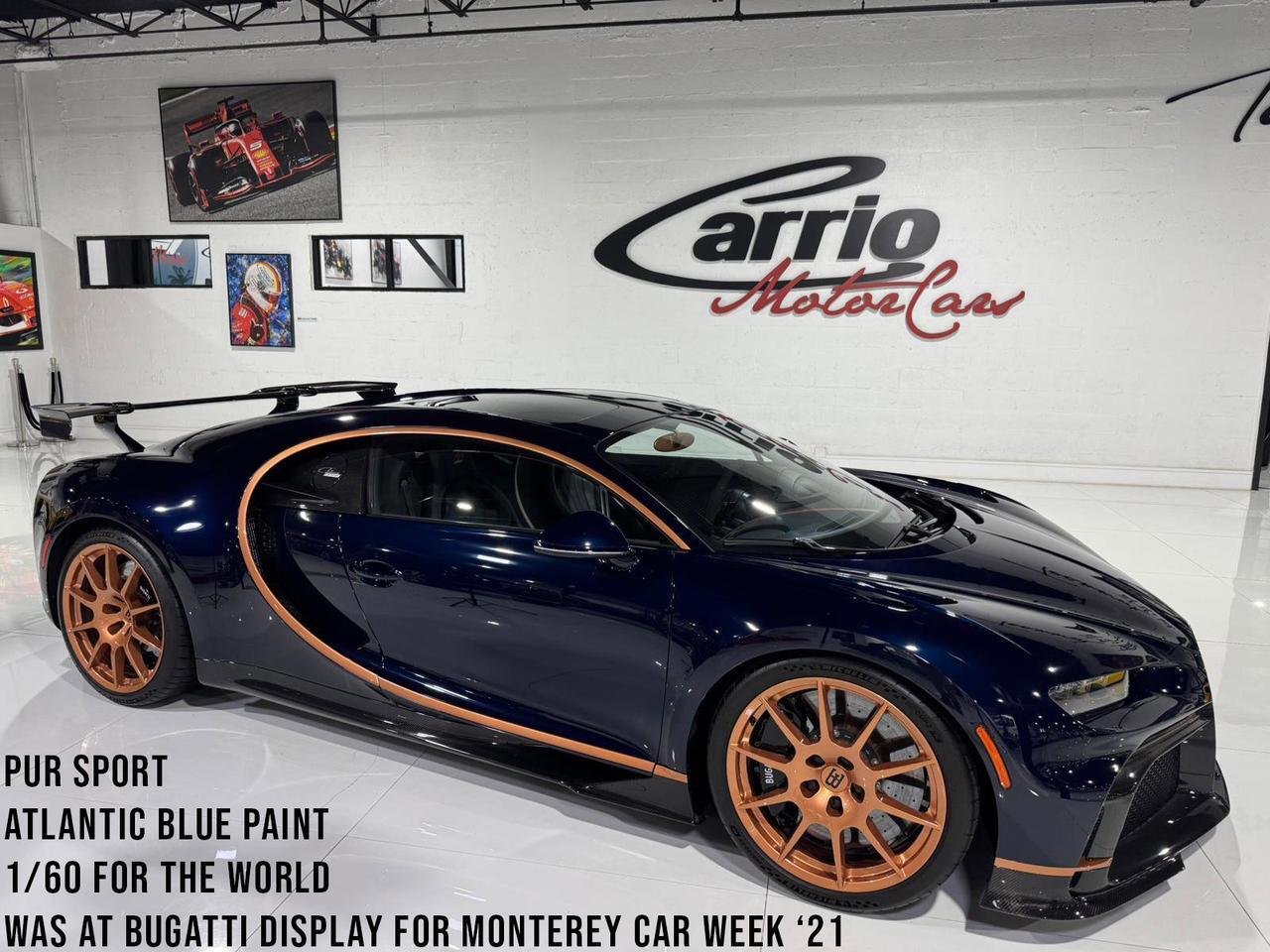 2021 Bugatti Chiron Pur Sport 1/60 for the world!! Fort Lauderdale FL