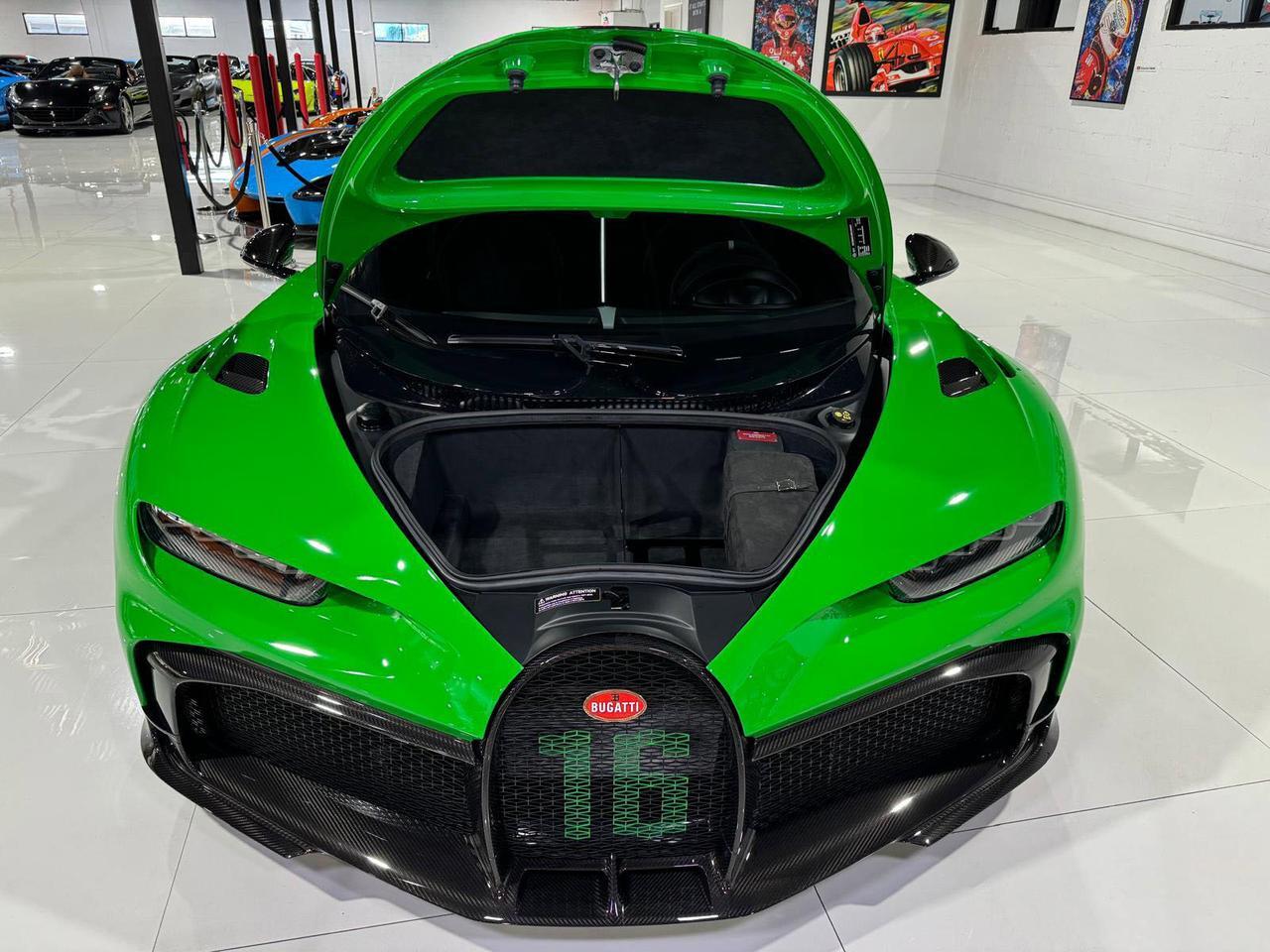2021 Bugatti Chiron Pur Sport 1/60 for the world, Viper Green paint, exposed carbon wheels AND MUCH MUCH MORE!! Fort Lauderdale FL