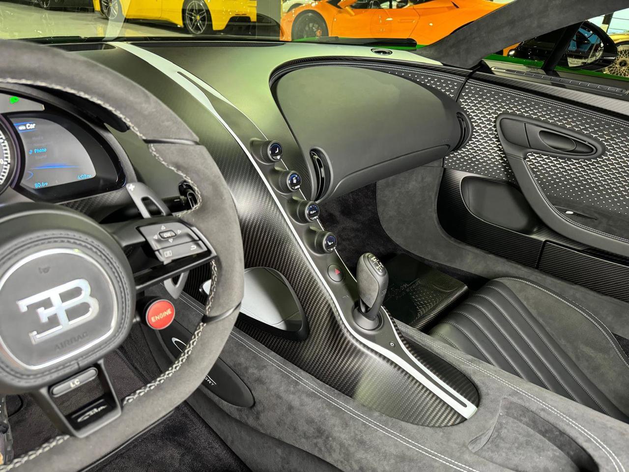2021 Bugatti Chiron Pur Sport 1/60 for the world, Viper Green paint, exposed carbon wheels AND MUCH MUCH MORE!! Fort Lauderdale FL
