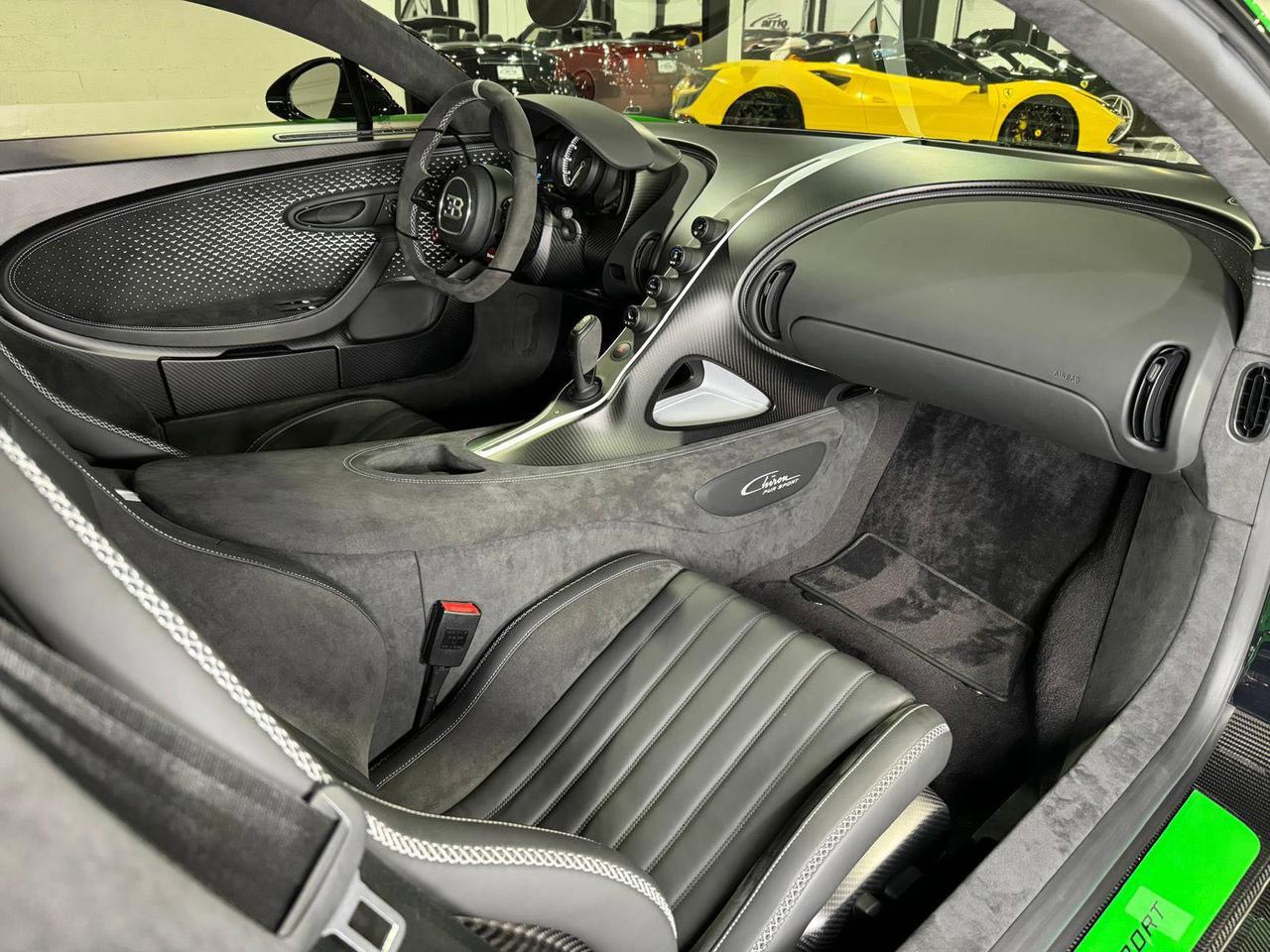 2021 Bugatti Chiron Pur Sport 1/60 for the world, Viper Green paint, exposed carbon wheels AND MUCH MUCH MORE!! Fort Lauderdale FL