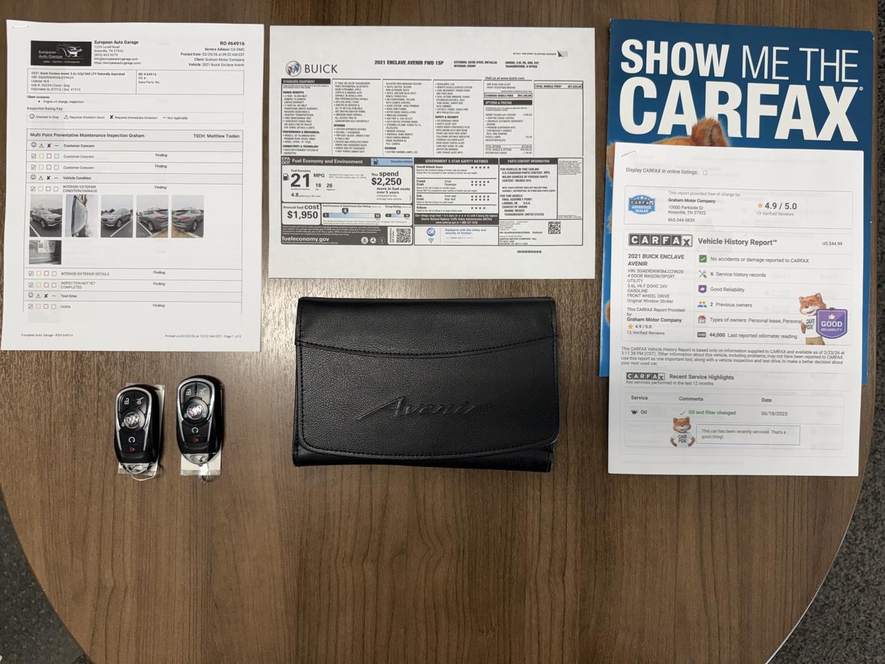 2021 Buick Enclave Avenir Knoxville TN