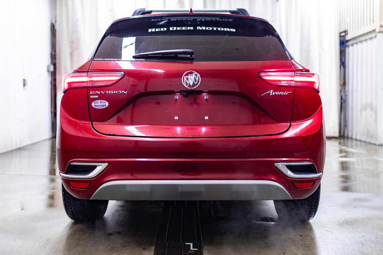 2021 Buick Envision AWD Avenir Leather Roof Nav BCam Red Deer AB