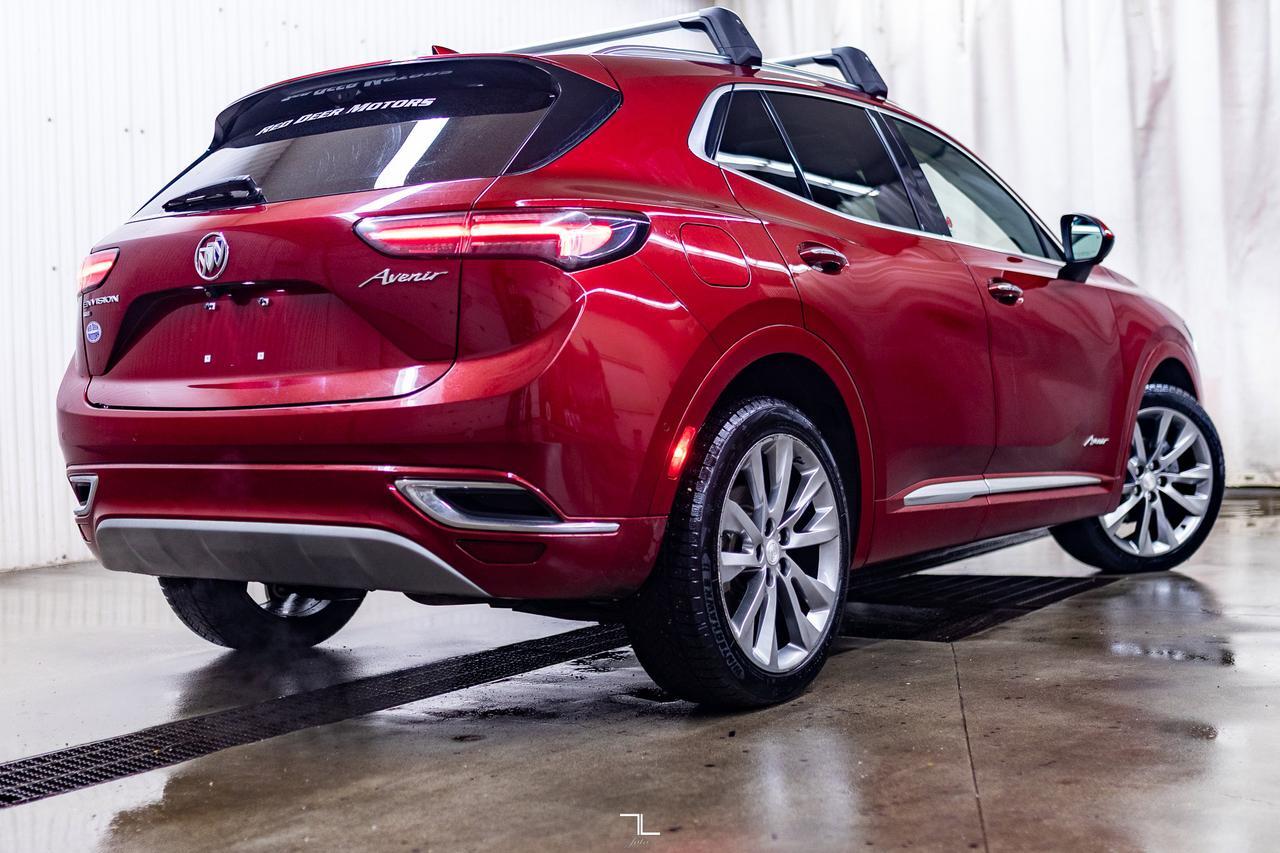 2021 Buick Envision AWD Avenir Leather Roof Nav BCam Red Deer AB