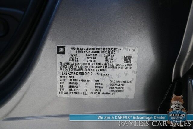 2021 Buick Envision Preferred / AWD / Sport Touring Pkg / Comfort & Convenience Pkg / Auto Start / Heated Leather Seats / Heated Steering Wheel / Lane Watch & Blind Spot / Apple CarPlay & Android Auto / Only 43K Miles Anchorage AK