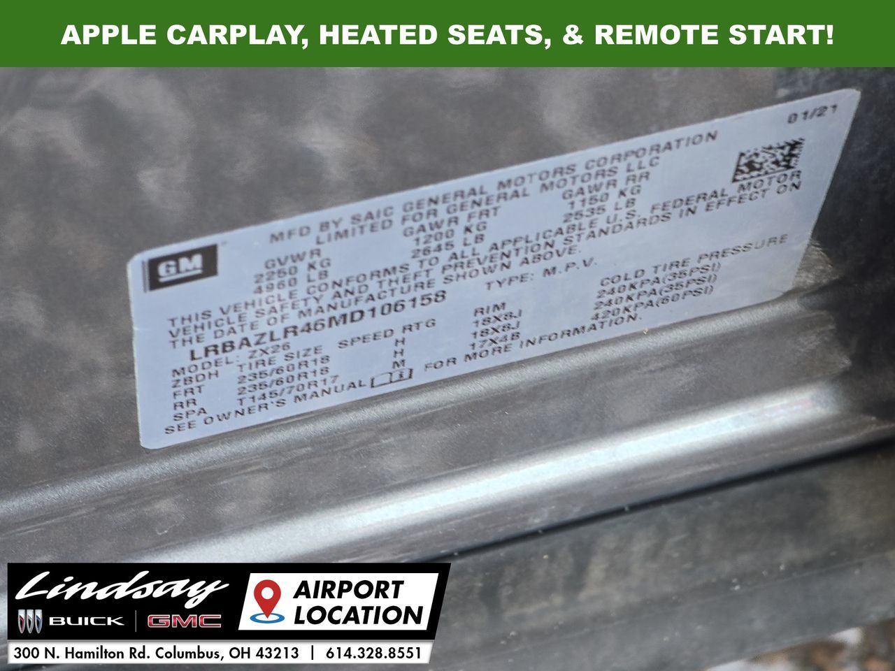 2021 Buick Envision Preferred Columbus OH