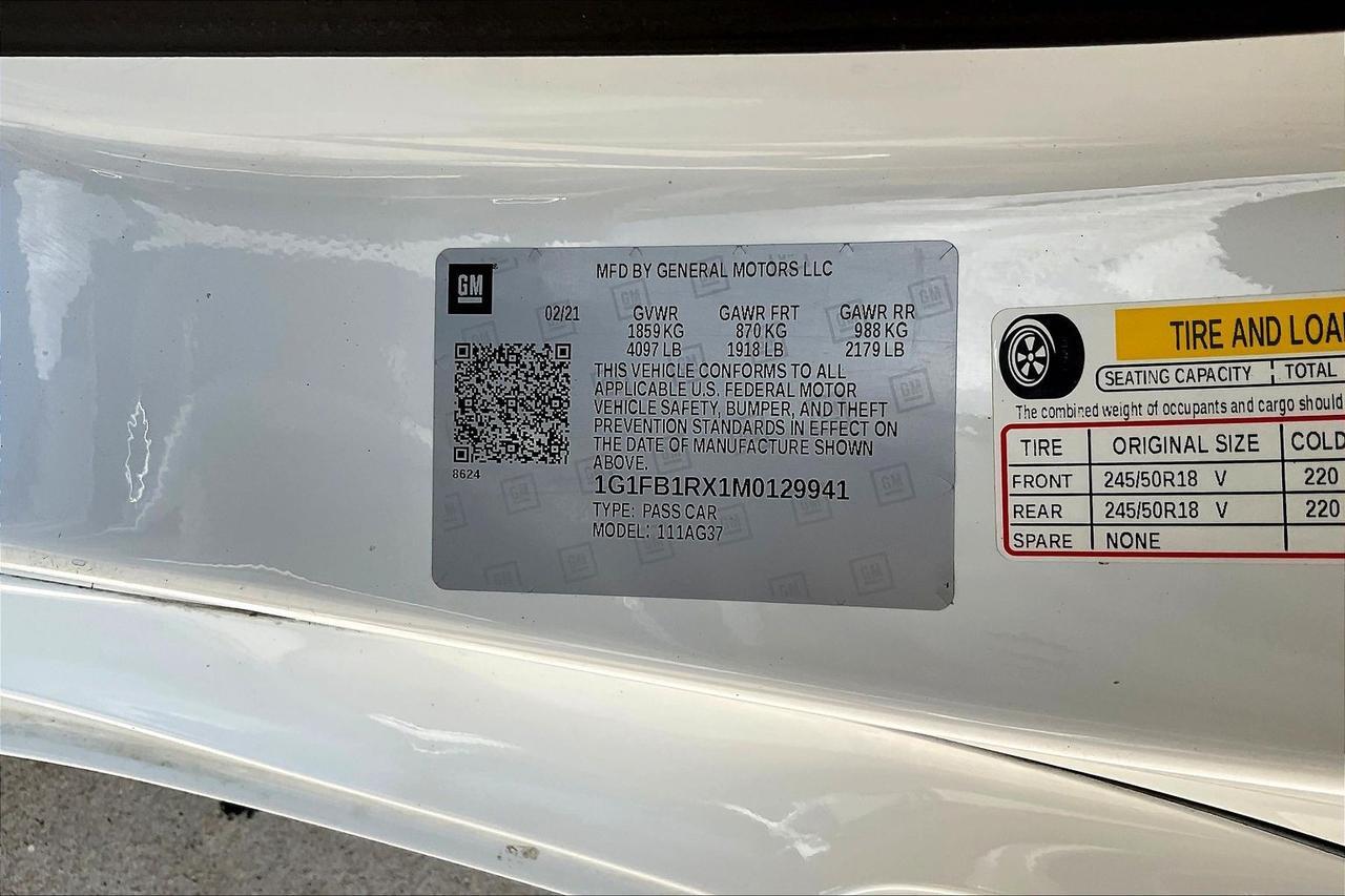 2021 CHEVROLET CAMARO LS Houston TX