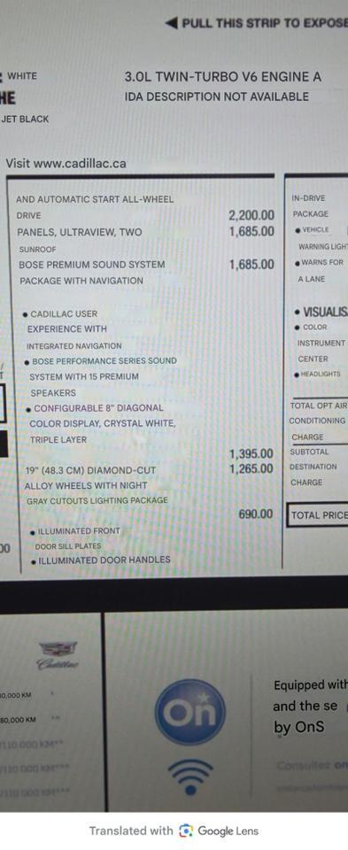 2021 Cadillac CT5 Premium Luxury Sand Lake NY