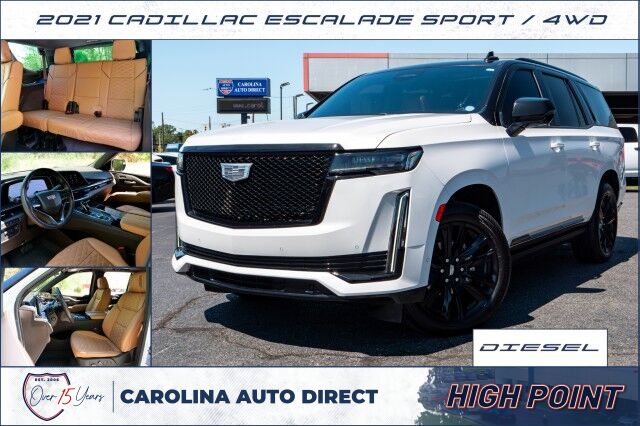 2021 Cadillac Escalade Sport / 4WD / Driver Assist PKG / DIESEL / Super Cruise!