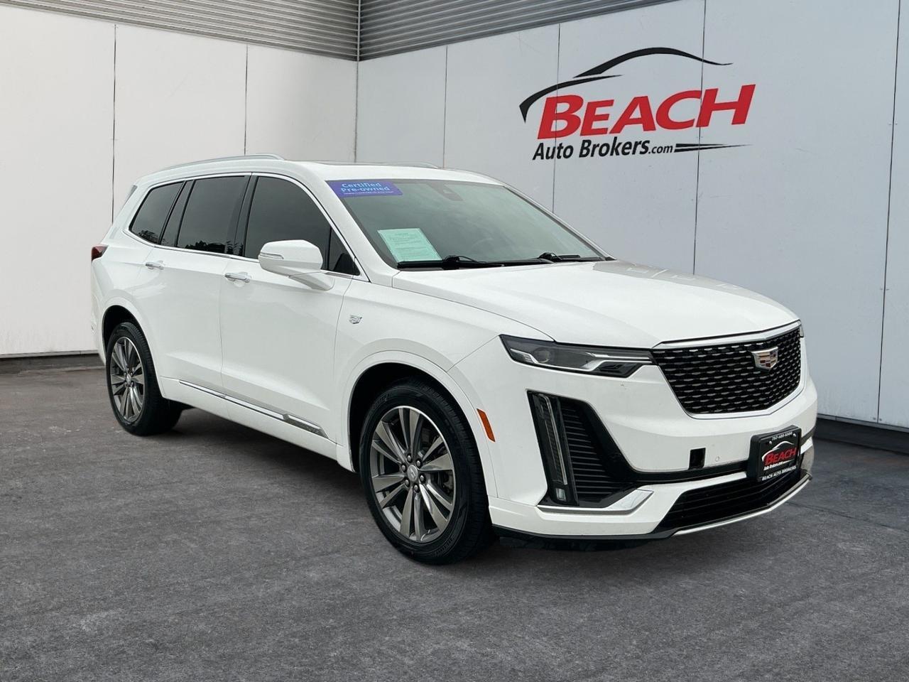 2021 Cadillac XT6 Premium Luxury, HEATED SEATS, BOSE SPEAKERS, 3RD ROW, MOONROOF, UNIVERSAL GARAGE DOOR OPENER, BLUETOOTH, POWER LIFTGATE, BACKUP CAMERA, POWER MIRRORS, REMOTE START, CLEAN CARFAX!