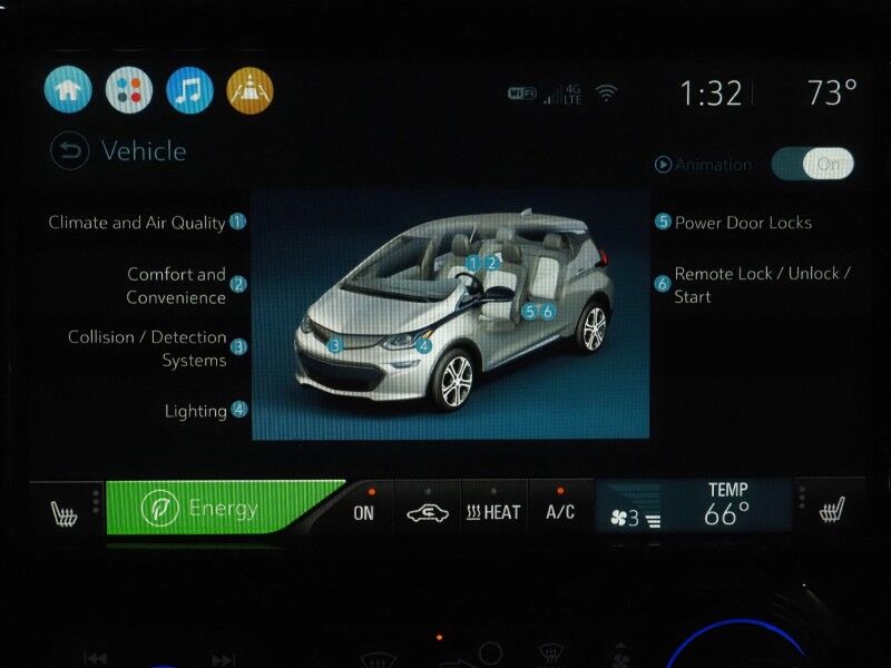 2021 Chevrolet Bolt EV Premier *BLIND SPOT & LANE DEPARTURE ALERT, SURROUND VIEW CAMERAS, 10.2 INCH COLOR TOUCHSCREEN, LEATHER, HEATED SEATS/STEERING, REMOTE START, WIRELESS CHARGING, BOSE AUDIO, APPLE CARPLAY Round Rock TX