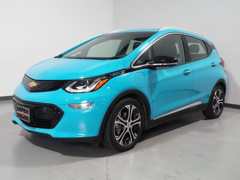 2021 Chevrolet Bolt EV Premier *BLIND SPOT & LANE DEPARTURE ALERT, SURROUND VIEW CAMERAS, 10.2 INCH COLOR TOUCHSCREEN, LEATHER, HEATED SEATS/STEERING, REMOTE START, WIRELESS CHARGING, BOSE AUDIO, APPLE CARPLAY Round Rock TX