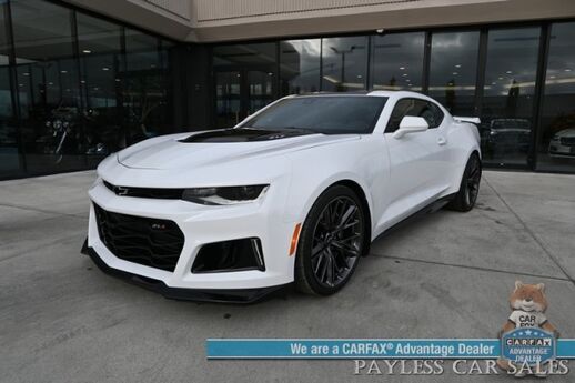 2021 Chevrolet Camaro ZL1 / 6.2L Supercharged V8 / Automatic / Auto Start / Heated & Cooled Leather Seats / Heated Steering Wheel / Bose Speakers / Lane Departure & Blind Spot Alert / Apple CarPlay & Android Auto / Back Up Cam / 1-Owner Anchorage AK