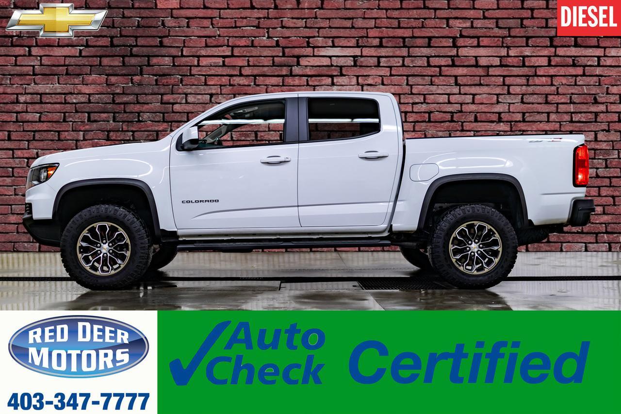 2021 Chevrolet Colorado 4x4 Crew Cab ZR2 Diesel Leather Nav BCam Red Deer AB