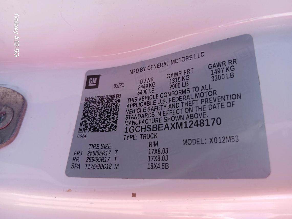 2021 Chevrolet Colorado Extended Cab Work Truck Pickup 4D 6 ft Maitland FL