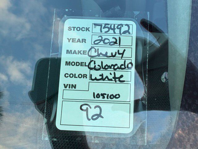 2021 Chevrolet Colorado Work Truck Jacksonville FL