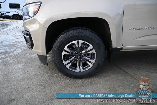 2021 Chevrolet Colorado Z71 / 4X4 / Crew Cab / AutoStart / 3.6L V6 / Heated Leather Seats / Heated Steering Wheel / Apple CarPlay & Android Auto / Bluetooth / Backup Camera / Keyless Entry / Bed Liner / Block Heater / Tow Pkg / Low Miles Anchorage AK