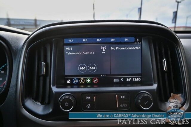 2021 Chevrolet Colorado Z71 / 4X4 / Crew Cab / AutoStart / 3.6L V6 / Power & Heated Leather Seats / Heated Steering Wheel / Apple CarPlay & Android Auto / Bluetooth / Backup Camera / Keyless Entry / Bed Liner / Block Heater / Tow Pkg / Low Miles Anchorage AK