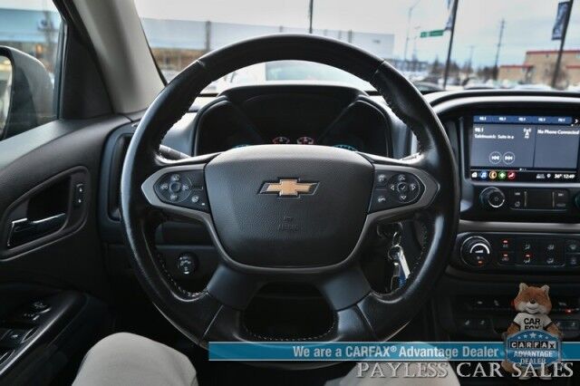 2021 Chevrolet Colorado Z71 / 4X4 / Crew Cab / AutoStart / 3.6L V6 / Power & Heated Leather Seats / Heated Steering Wheel / Apple CarPlay & Android Auto / Bluetooth / Backup Camera / Keyless Entry / Bed Liner / Block Heater / Tow Pkg / Low Miles Anchorage AK
