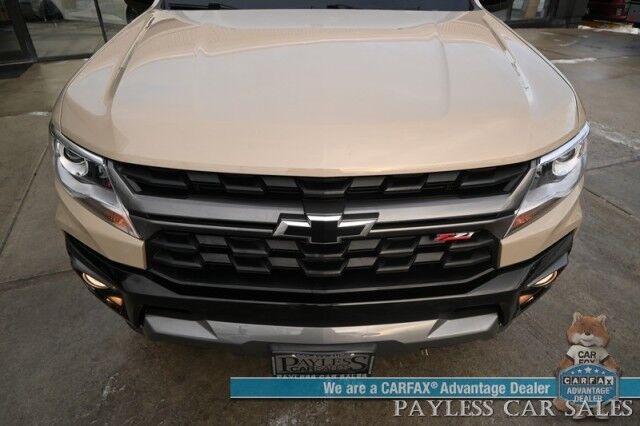 2021 Chevrolet Colorado Z71 / 4X4 / Crew Cab / AutoStart / 3.6L V6 / Power & Heated Seats / Heated Steering Wheel / Apple CarPlay & Android Auto / Bluetooth / Backup Camera / Keyless Entry / Bed Liner / Block Heater / Tow Pkg / Low Miles Anchorage AK 2021 Chevrolet Colorado Z71 / 4X4 / Crew Cab / AutoStart / 3.6L V6 / Power & Heated Seats / Heated Steering Wheel / Apple CarPlay & Android Auto / Bluetooth / Backup Camera / Keyless Entry / Bed Liner / Block Heater / Tow Pkg / Low Miles Anchorage AK
