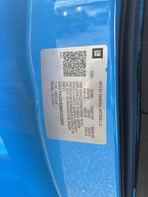 2021 Chevrolet Corvette Stingray  TX 2021 Chevrolet Corvette Stingray  TX