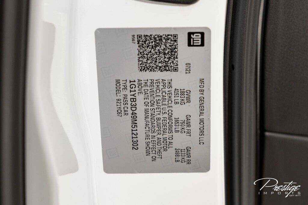 2021 Chevrolet Corvette Stingray 2LT North Miami Beach FL