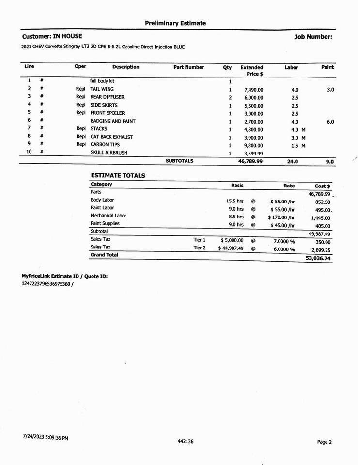 2021 Chevrolet Corvette Stingray Ft Lauderdale FL