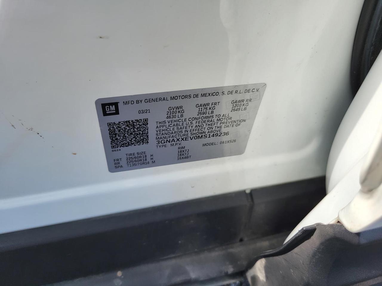2021 Chevrolet Equinox AWD 4dr Premier Beeville TX