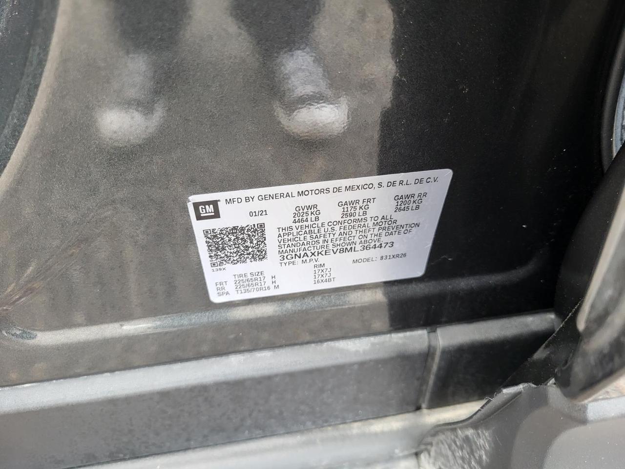 2021 Chevrolet Equinox FWD 4dr LT w/1LT Beeville TX