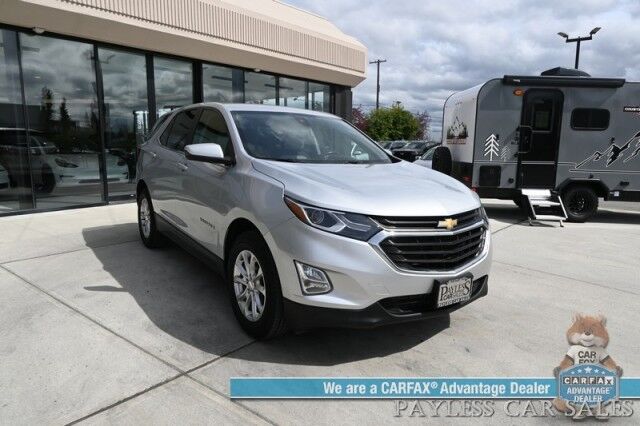 2021 Chevrolet Equinox LT / AWD / Driver Convenience Pkg / Auto Start / Power & Heated Cloth Seats / Lane Departure & Blind Spot Alert / Apple CarPlay & Android Auto / Back Up Camera / Keyless Entry & Start / Power Liftgate / 1-Owner Anchorage AK