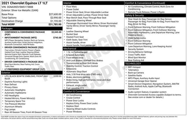 2021 Chevrolet Equinox LT Raleigh NC