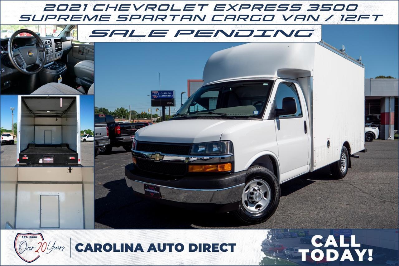 2021 Chevrolet Express 3500 / Supreme Spartan Cargo Van / 12FT / 6.6L V8!