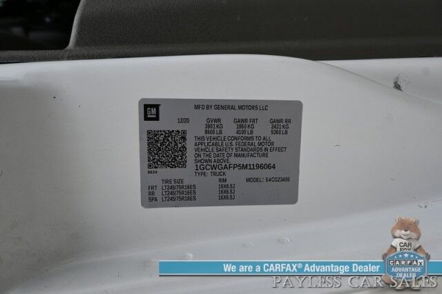 2021 Chevrolet Express Cargo Van 2500 Anchorage AK