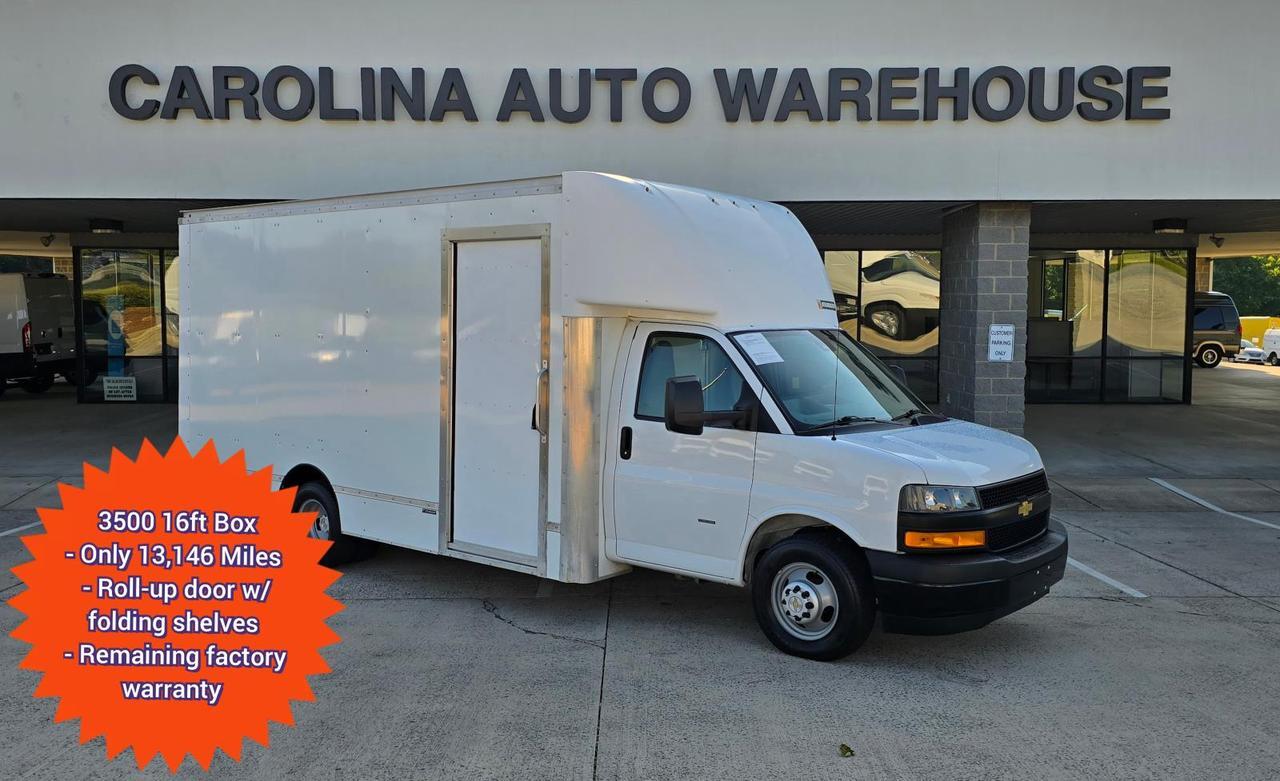 2021 Chevrolet Express Commercial Cutaway 3500 16ft Box W/Shelves and Roll-Up Door Concord NC