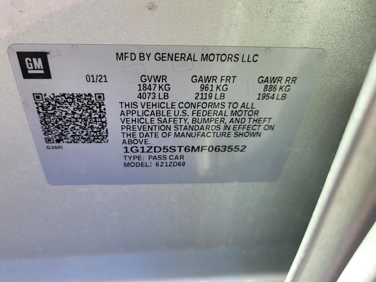 2021 Chevrolet Malibu 4dr Sdn LT Beeville TX