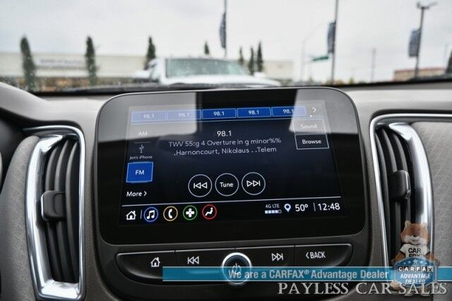 2021 Chevrolet Malibu LT / Driver Confidence II Pkg / Auto Start / Power & Heated Cloth Seats / Adaptive Cruise Control / Lane Departure & Blind Spot Alert / Apple CarPlay & Android Auto / Back Up Camera / Keyless Entry & Start / 1-Owner Anchorage AK