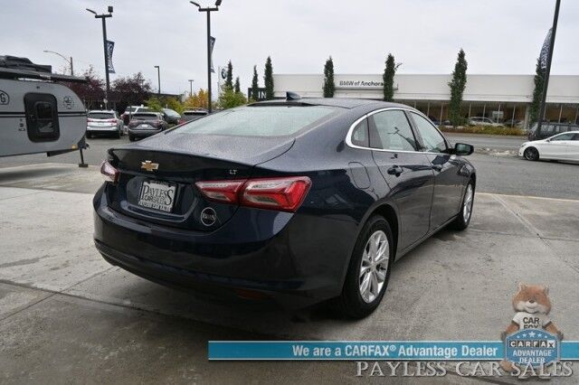 2021 Chevrolet Malibu LT / Driver Confidence II Pkg / Auto Start / Power & Heated Cloth Seats / Adaptive Cruise Control / Lane Departure & Blind Spot Alert / Apple CarPlay & Android Auto / Back Up Camera / Keyless Entry & Start / 1-Owner Anchorage AK