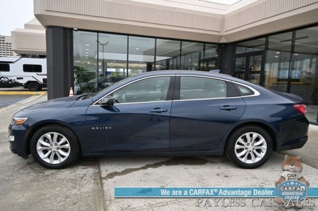 2021 Chevrolet Malibu LT / Driver Confidence II Pkg / Auto Start / Power & Heated Cloth Seats / Adaptive Cruise Control / Lane Departure & Blind Spot Alert / Apple CarPlay & Android Auto / Back Up Camera / Keyless Entry & Start / 1-Owner Anchorage AK