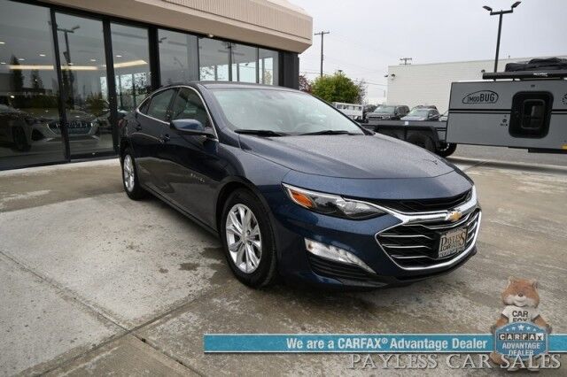 2021 Chevrolet Malibu LT / Driver Confidence II Pkg / Auto Start / Power & Heated Cloth Seats / Adaptive Cruise Control / Lane Departure & Blind Spot Alert / Apple CarPlay & Android Auto / Back Up Camera / Keyless Entry & Start / 1-Owner Anchorage AK