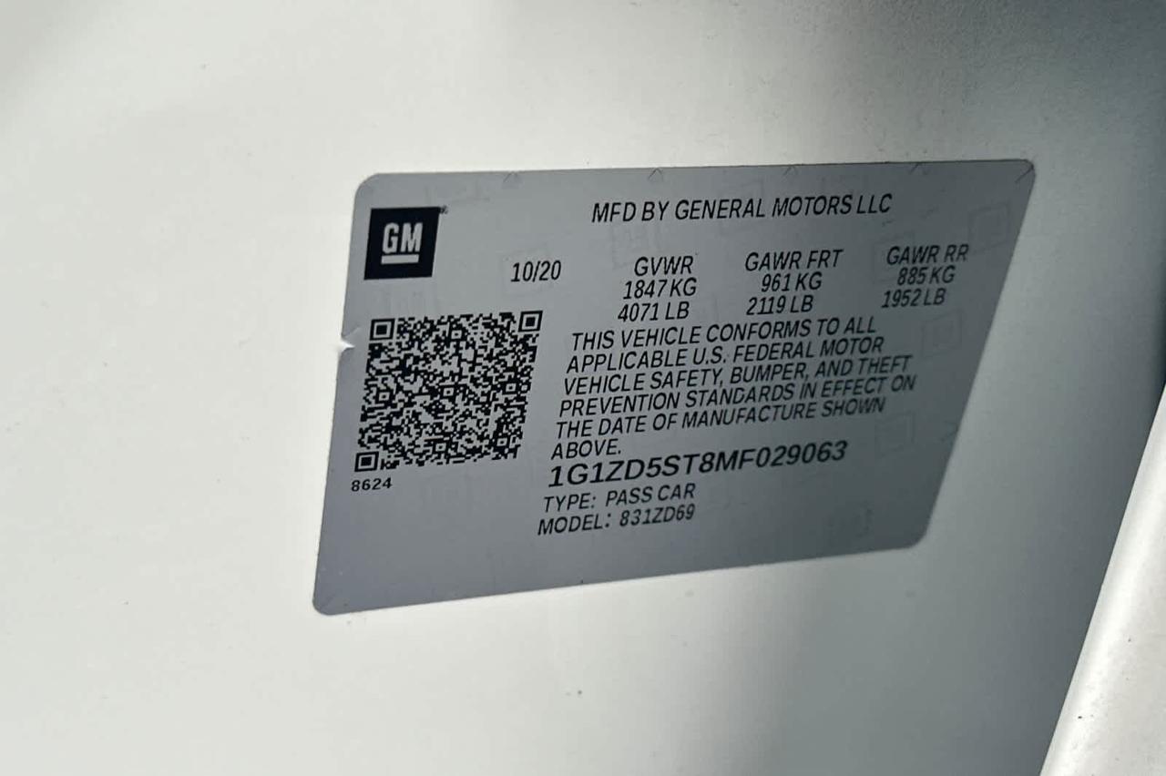 2021 Chevrolet Malibu LT Roseville CA