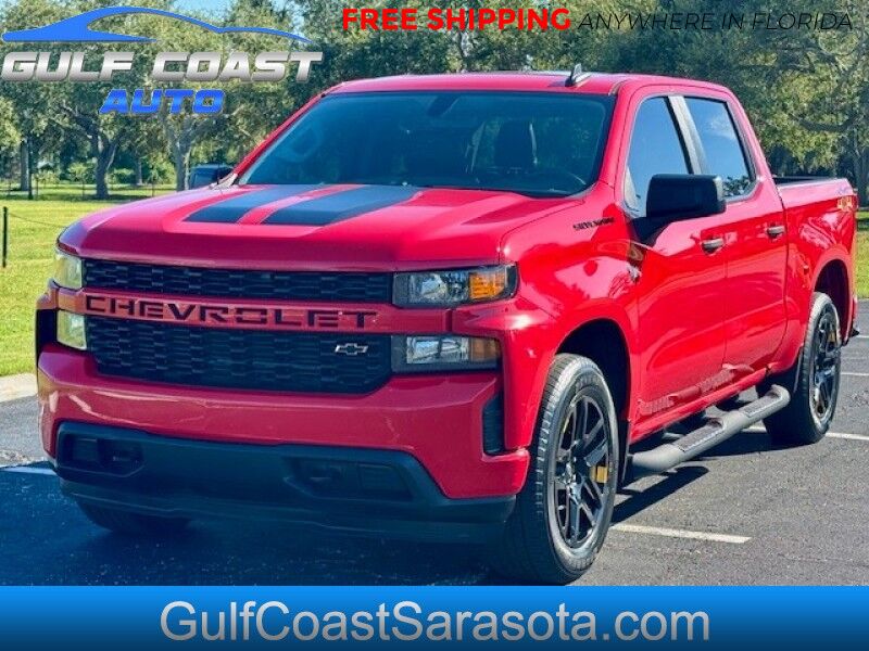 2021 Chevrolet SILVERADO 1500 CUSTOM LOW MILES COLD AC RUNS GREAT 2WD FREE SHIPPING IN FLORIDA