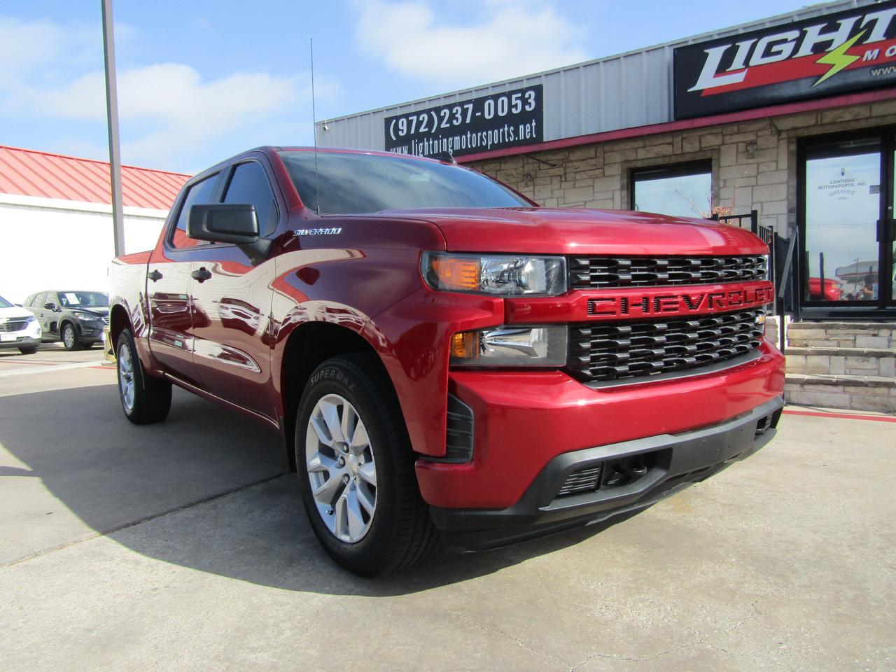 2021 Chevrolet Silverado 1500 2WD Crew Cab 147 Custom Grand Prairie TX