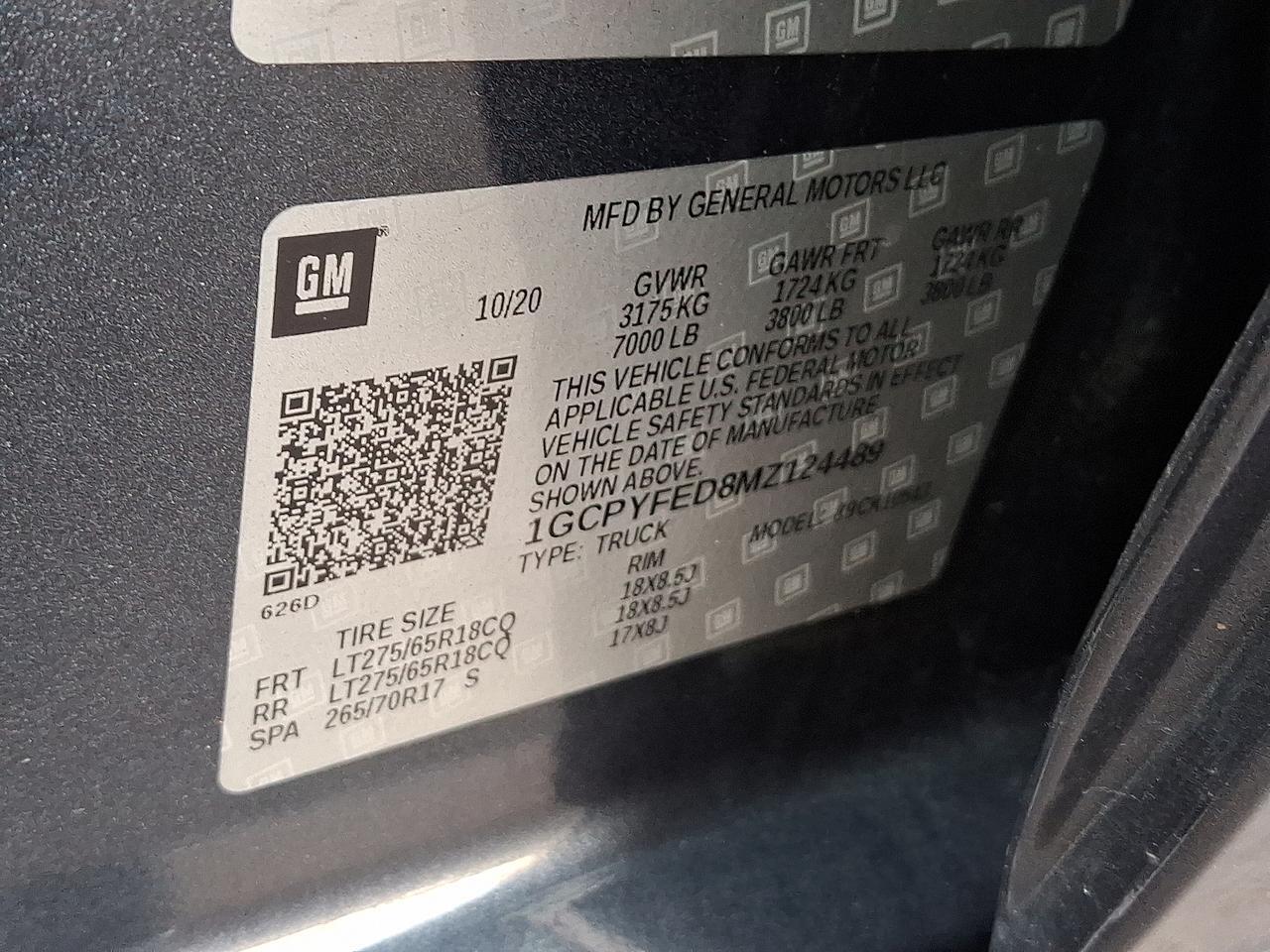 2021 Chevrolet Silverado 1500 4WD Crew Cab Short Bed LT Trail Boss Vineland NJ