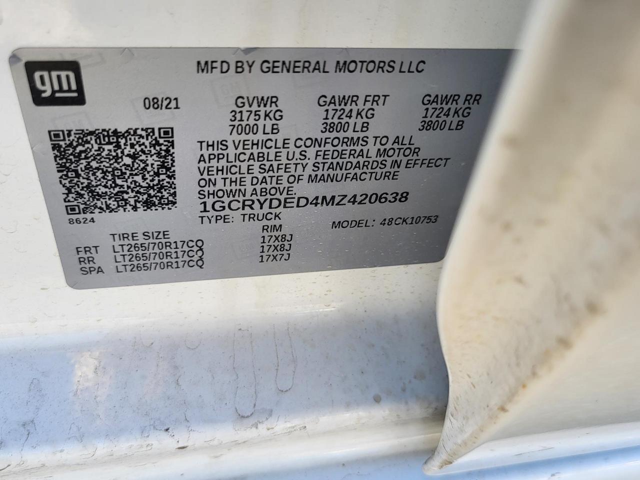 2021 Chevrolet Silverado 1500 4WD Double Cab 147 LT w/1LT Beeville TX