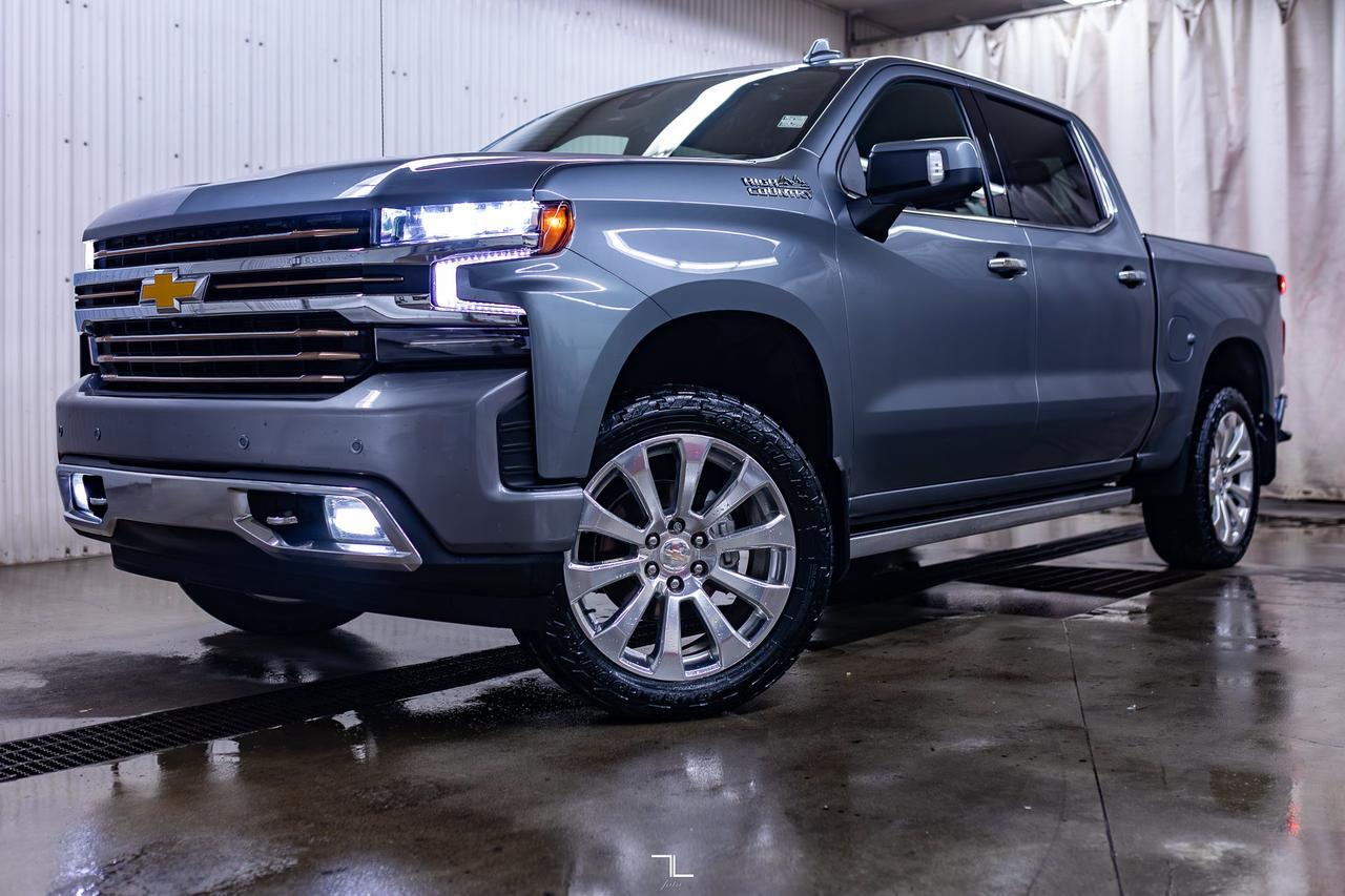 2021 Chevrolet Silverado 1500 4x4 Crew Cab High Country Leather Roof Nav BCam Red Deer AB
